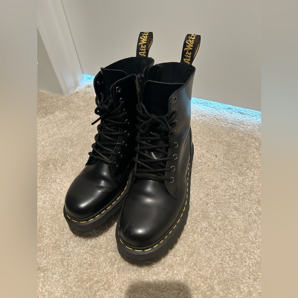 Dr. Martens Jadon Boot Smooth Leather Platforms